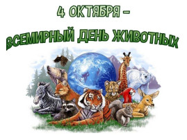 День защиты животных День защиты животных.